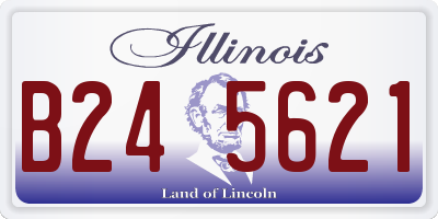 IL license plate B245621