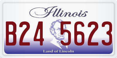 IL license plate B245623