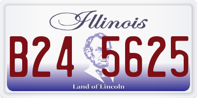 IL license plate B245625