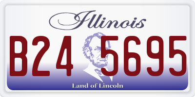IL license plate B245695