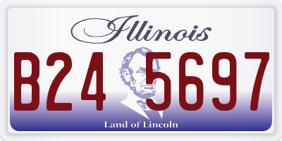 IL license plate B245697