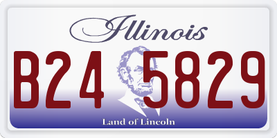 IL license plate B245829