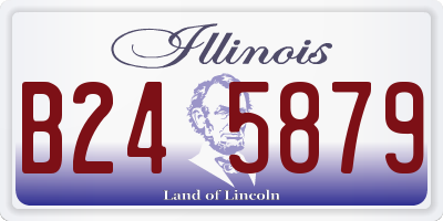 IL license plate B245879