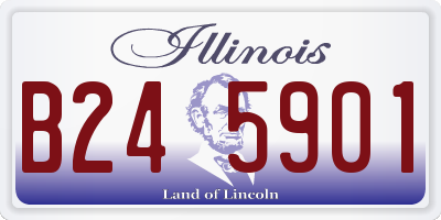 IL license plate B245901