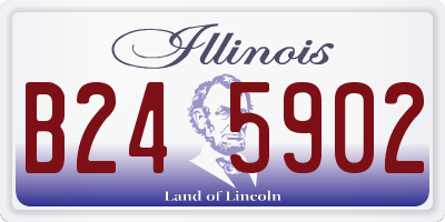 IL license plate B245902