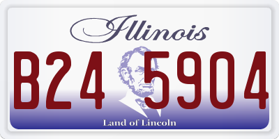 IL license plate B245904