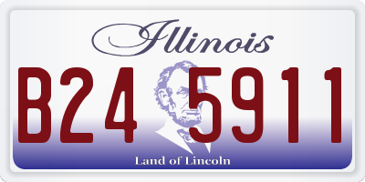 IL license plate B245911