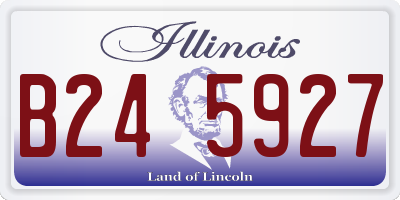 IL license plate B245927