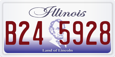 IL license plate B245928