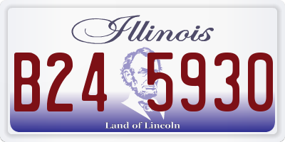IL license plate B245930