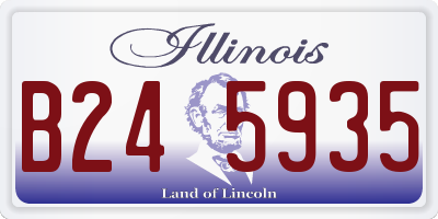 IL license plate B245935