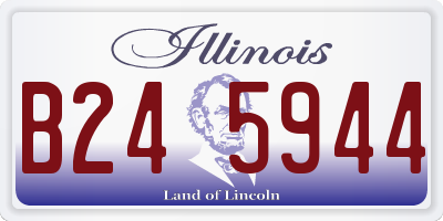 IL license plate B245944