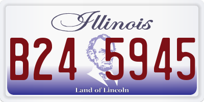 IL license plate B245945