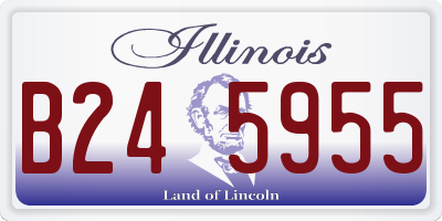 IL license plate B245955