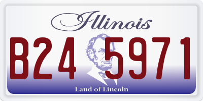 IL license plate B245971