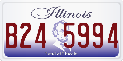 IL license plate B245994