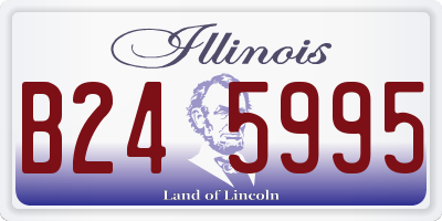 IL license plate B245995