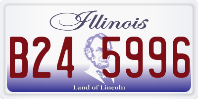 IL license plate B245996
