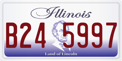 IL license plate B245997