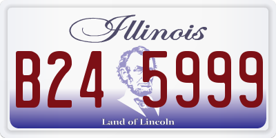IL license plate B245999