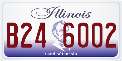 IL license plate B246002