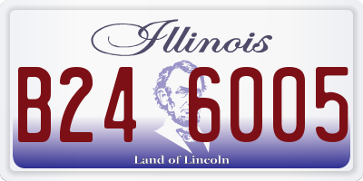 IL license plate B246005