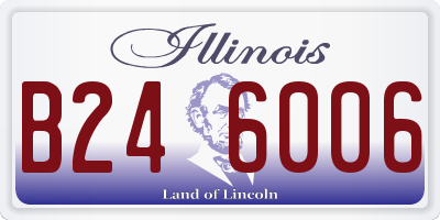 IL license plate B246006