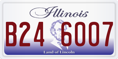 IL license plate B246007