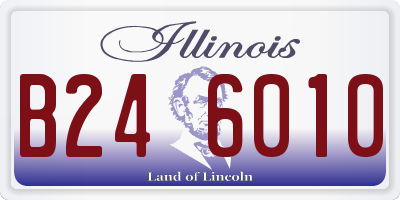 IL license plate B246010