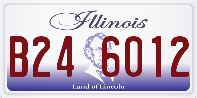 IL license plate B246012