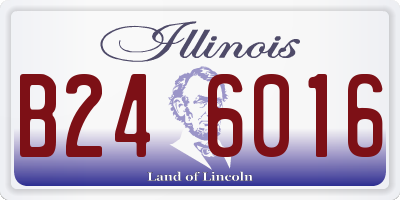 IL license plate B246016