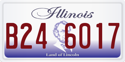 IL license plate B246017