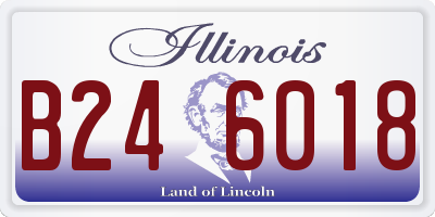 IL license plate B246018