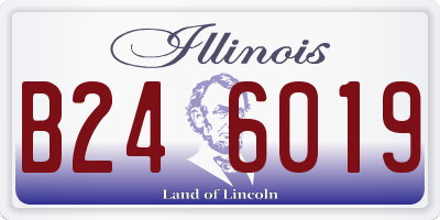 IL license plate B246019
