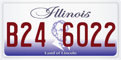 IL license plate B246022
