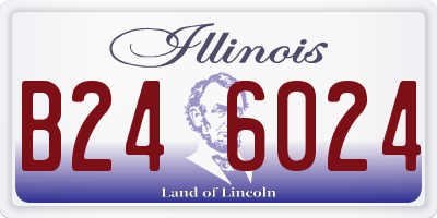 IL license plate B246024