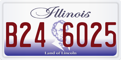 IL license plate B246025