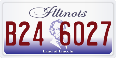 IL license plate B246027