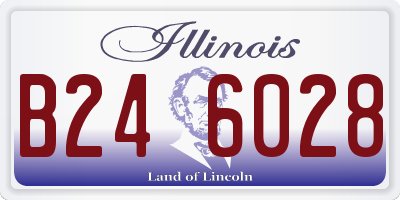 IL license plate B246028