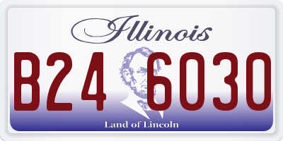 IL license plate B246030