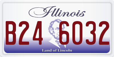 IL license plate B246032