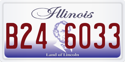 IL license plate B246033