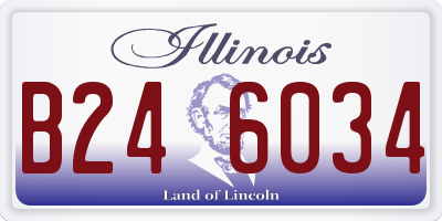 IL license plate B246034