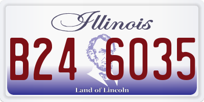 IL license plate B246035