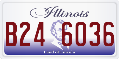 IL license plate B246036
