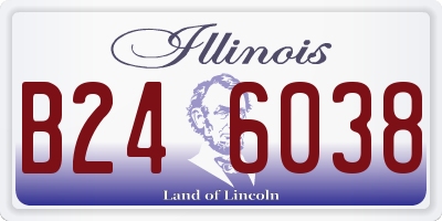 IL license plate B246038