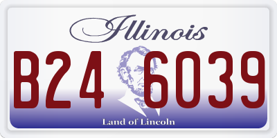 IL license plate B246039