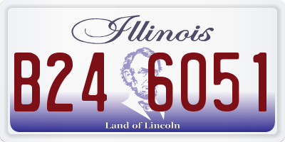 IL license plate B246051