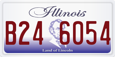 IL license plate B246054