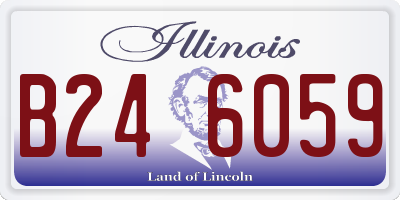 IL license plate B246059